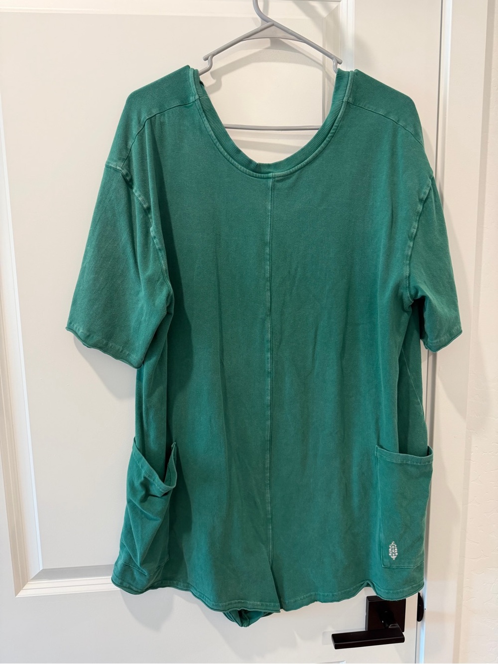 Free people movement Green Short Sleeve Jumpsuit Romper